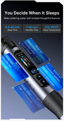 Mỏ hàn dùng pin FNIRSI® HS-03 Cordless Soldering Iron, 18650 Removable Battery, USB-C, 212–842℉