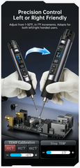 Mỏ hàn dùng pin FNIRSI® HS-03 Cordless Soldering Iron, 18650 Removable Battery, USB-C, 212–842℉