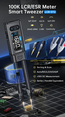 Máy đo linh kiện dán FNIRSI® LCR-ST2 100K LCR ESR Meter 2-in-1 Digital Tweezers Bridge