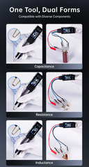 Máy đo linh kiện dán FNIRSI® LCR-ST2 100K LCR ESR Meter 2-in-1 Digital Tweezers Bridge