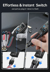 Máy đo linh kiện dán FNIRSI® LCR-ST2 100K LCR ESR Meter 2-in-1 Digital Tweezers Bridge