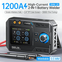 Máy hàn điểm mini cầm tay FNIRSI® SWM-20 1200A Dual-Pulse 2-in-1 Portable Battery Spot Welder