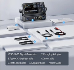 Máy tạo tín hiệu FNIRSI® TSG6020 2CH 200MSa/s Function Signal Generator