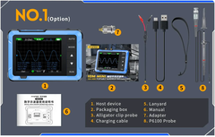 Máy đo hiện sóng FNIRSI® DSO-510 Mini Handheld Digital Oscilloscope + Signal Generator