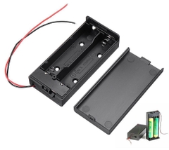 Hộp pin 2 X 18650 Battery Holder có công tắc