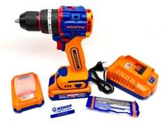 Máy khoan búa cầm tay không chổi than dùng pin WADFOW WCDP6281 Brushless Drill