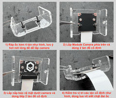 Giá đỡ Mica Camera Raspberry Pi / Waveshare IMX219