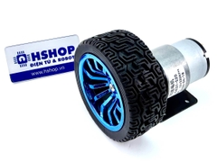 Bộ động Cơ DC giảm tốc GB37-520 kèm gá bắt và bánh xe