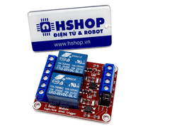 Mạch 2 Relay Opto cách ly chọn mức kích H/L 5V/12V/24VDC