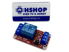 Mạch 1 Relay Opto chọn mức kích High/Low (5/12/24VDC)