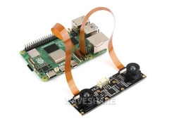 Waveshare Binocular IMX219 Camera Module, IMX219-83 Stereo Camera, 8MP, Applicable for Jetson Nano and Raspberry Pi