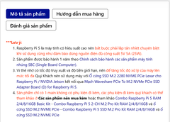 Máy tính Raspberry Pi 5 RAM 2/4/8/16GB (Made in UK)