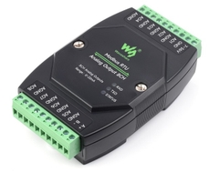 Waveshare Industrial 8-Ch Analog Output Module, 12-bit DA Conversion, Supports 8-ch Simultaneous Current Output, RS485 Modbus RTU Protocol