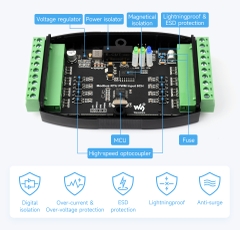 Waveshare Industrial 8-Ch PWM Input Module, Isolated RS485 Modbus RTU Protocol