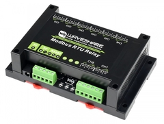 Waveshare Industrial Modbus RTU 8-ch Relay Module with RS485 Interface, Multi Isolation Protection Circuits, 5V Power Supply