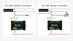 Waveshare Modbus RTU 8-ch Latching Relay Module (C) with RS485 Interface, Multi Isolation Protection Circuits