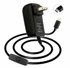 Nguồn có công tắc cho máy tính nhúng Power Supply 5.1V 3A USB-C