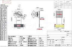 OV2640 Camera Module Wide-angle Lens 75/160 Degree 2MP FPC 24Pin 75MM 20MM