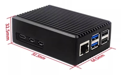 Vỏ bảo vệ nhôm kèm quạt Aluminum Case with PWM Fan for Raspberry Pi 5