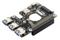 Mạch Waveshare PCIe TO 4G/5G M.2 USB3.2 HAT+ for Raspberry Pi 5