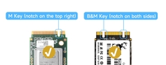 Mạch Waveshare PCIe To M.2 USB ETH HAT+ For Raspberry Pi 5
