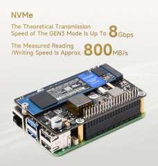Mạch Waveshare PoE M.2 HAT+ (B) For Raspberry Pi 5