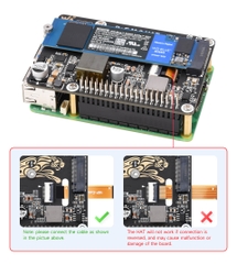Mạch Waveshare PoE M.2 HAT+ (B) For Raspberry Pi 5