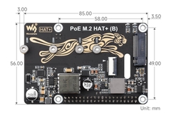 Mạch Waveshare PoE M.2 HAT+ (B) For Raspberry Pi 5
