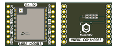 Mạch MKE-M23 Ra-02 LoRa Module, Semtech SX1278, 410 ~ 525MHz