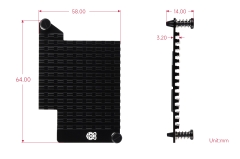 Raspberry Pi AI HAT+ 2, Hailo-10H 40 TOPS (INT4), 8GB RAM