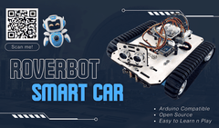 Bộ RoverBot - Smart Car Robot Kit kèm Hướng dẫn chi tiết, Code mẫu Arduino & mBlock