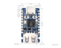 Mạch Waveshare RP2350 USB-A Mini Development Board