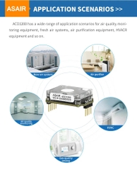 Cảm biến khí CO2 ACD1200 NDIR Carbon Dioxide Sensor chính hãng ASAIR