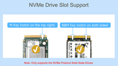 Mạch Waveshare PCIe To 2-CH M.2 HAT+ Adapter (B) for Raspberry Pi 5