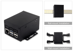 Vỏ bảo vệ kim loại Waveshare Industrial Grade Metal Case (D) for Raspberry Pi 5