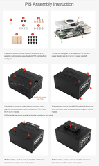 Vỏ bảo vệ kim loại Waveshare Industrial Grade Metal Case (D) for Raspberry Pi 5