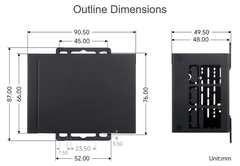 Vỏ bảo vệ kim loại Waveshare Industrial Grade Metal Case (D) for Raspberry Pi 5