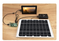 Waveshare Polysilicon Solar Panel 18V 10W, High Conversion Efficiency