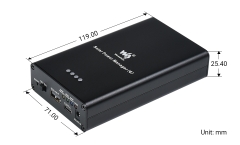Waveshare Solar Power Manager (C), Supports 3x 18650 Batteries, Multi Protection Circuits