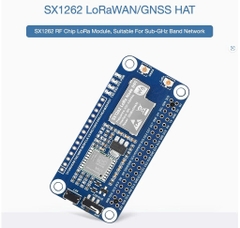 Mạch Waveshare SX1262 868/915M LoRaWAN/GNSS HAT for Raspberry Pi