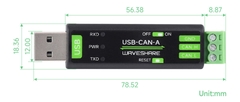 Bộ chuyển Waveshare USB to CAN Adapter Model A (USB-CAN-A)