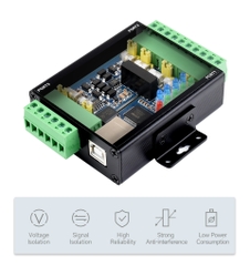 Waveshare Industrial Isolated USB To RS485/422 Converter, Original FT4232HL Chip