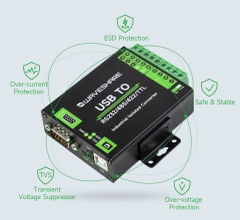 Waveshare FT232RNL USB TO RS232/485/422/TTL Interface Converter, Industrial Isolation