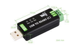 Thiết bị chuyển đổi tín hiệu Waveshare USB To RS485 (C) Industrial Grade Isolated Bidirectional Converter, FT232RNL Chip