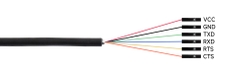 Waveshare Industrial USB TO TTL (C) 6pin Serial Cable, Original FT232RNL Chip
