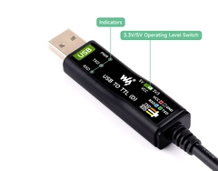 Waveshare Industrial USB TO TTL (D) Serial Cable, Original FT232RNL Chip