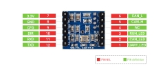 Mạch chuyển Waveshare TTL UART To CAN Mini Module