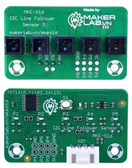 Cảm biến dò đường 5 mắt MKE-S16 I2C Line Follower Sensor