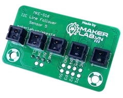 Cảm biến dò đường 5 mắt MKE-S16 I2C Line Follower Sensor