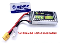 Pin sạc Lipo rechargeable battery Lion Power 11.1VDC 1500mAh 3S 35C XT60